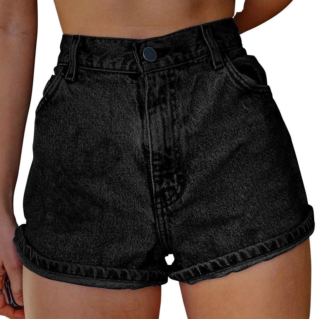 Leisure Commute Style Shorts Denim Women