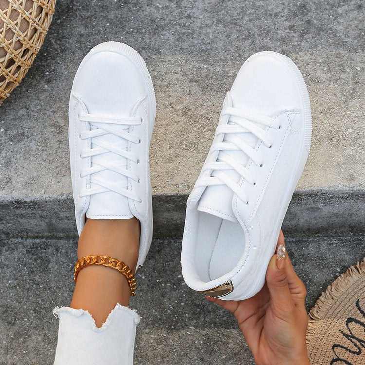 Amelia Lace-Up Sneakers